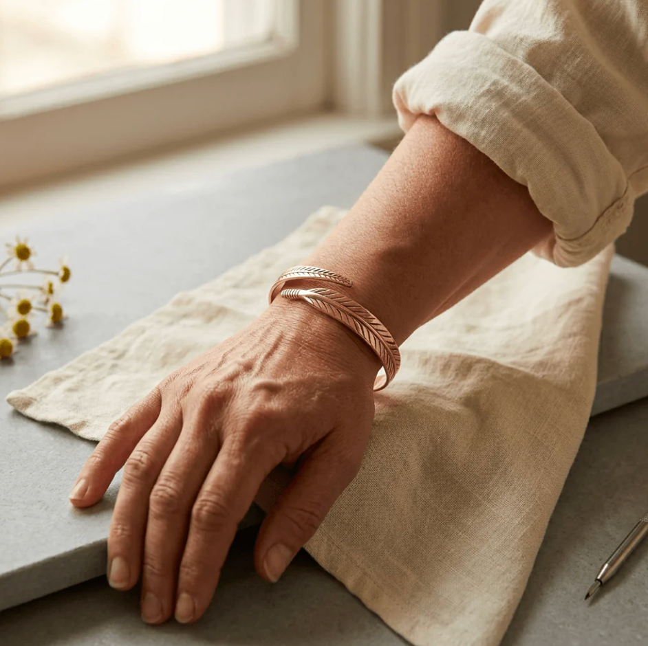 Cora's Sprig Copper Bracelet