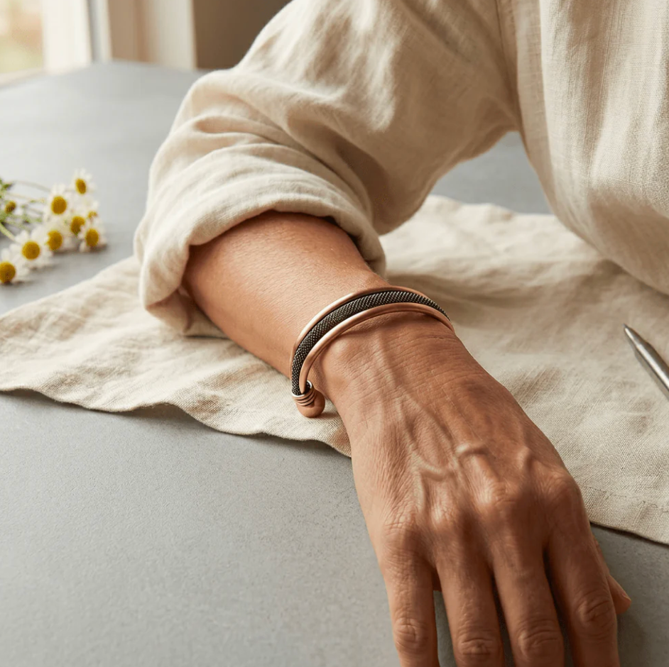 Cora's Lattice Copper Bracelet