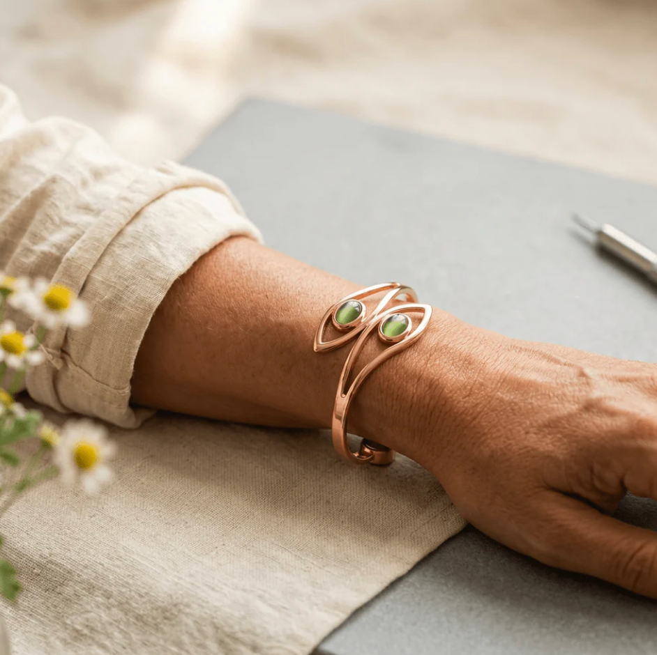Cora's Frond Copper Bracelet