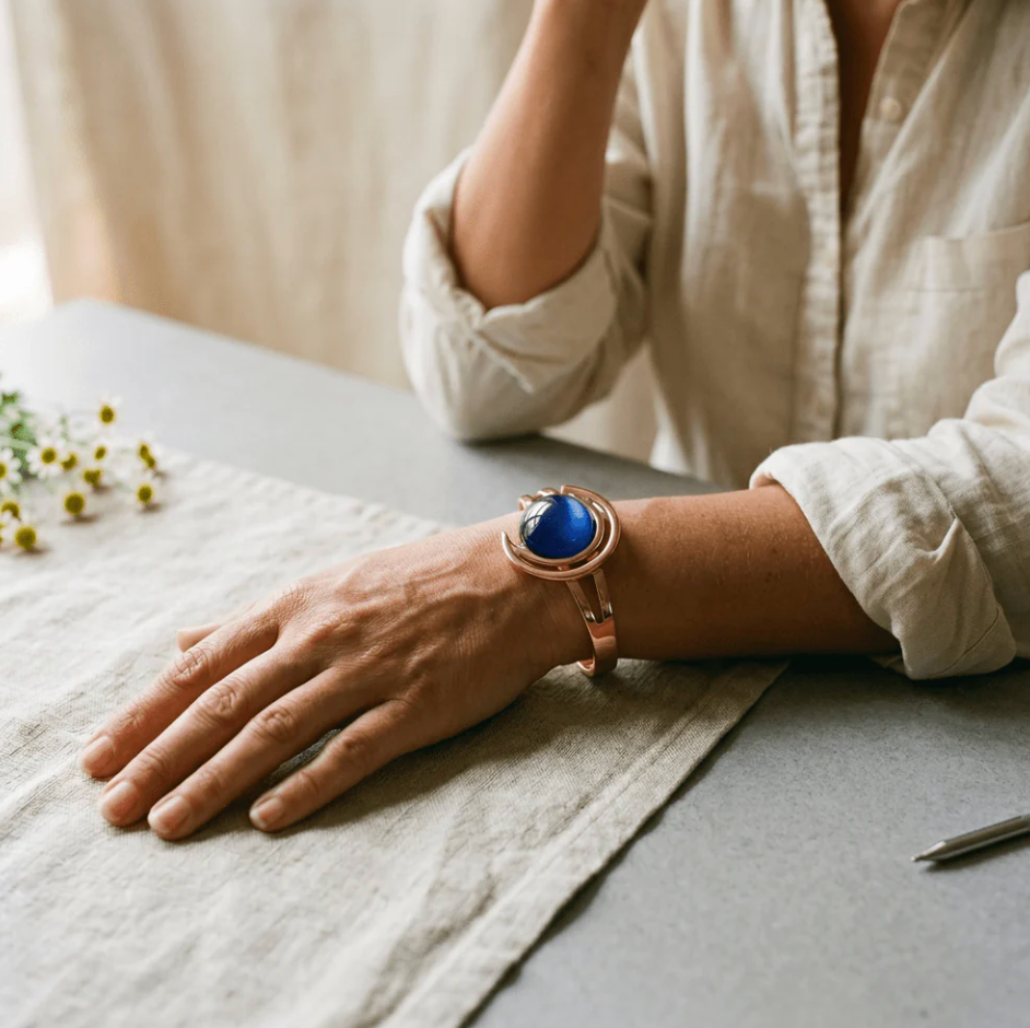 Cora's Crescent Copper Bracelet