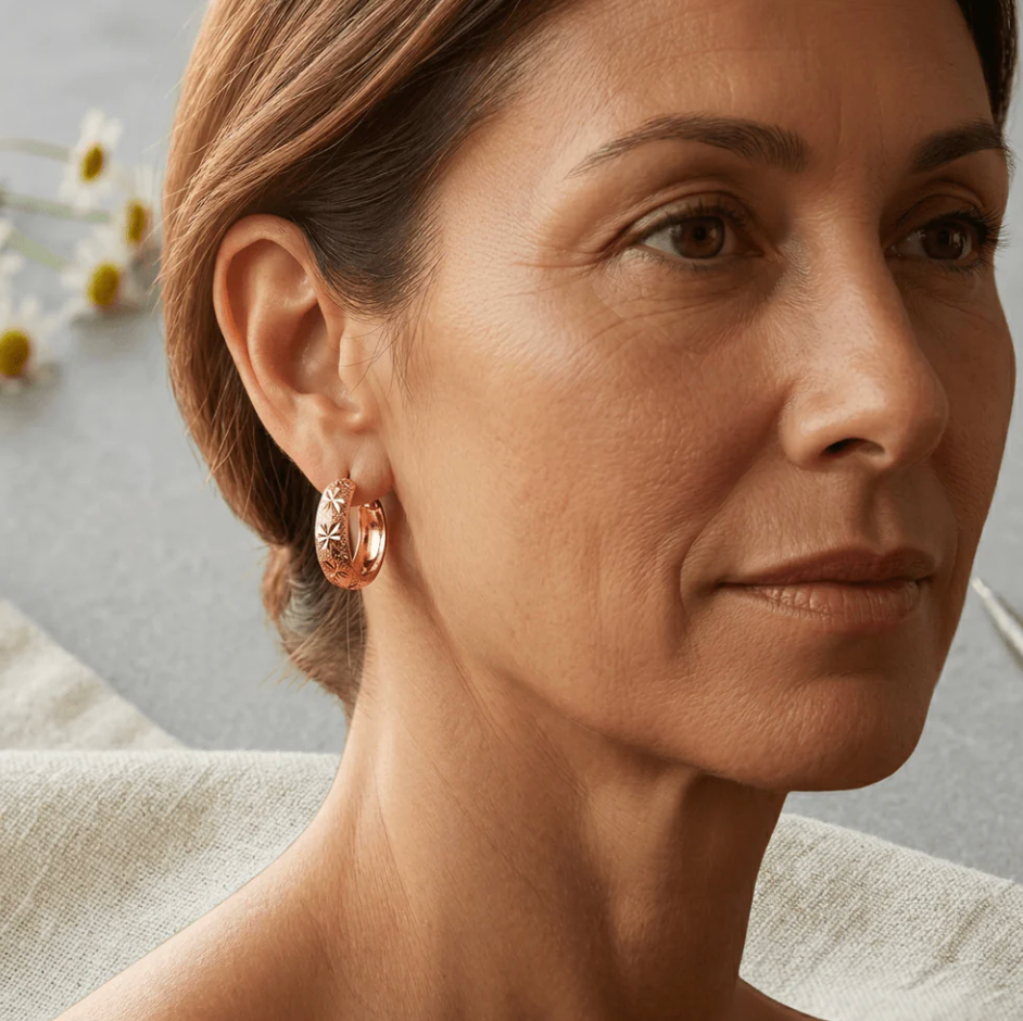 Cora's Starburst Copper Earrings