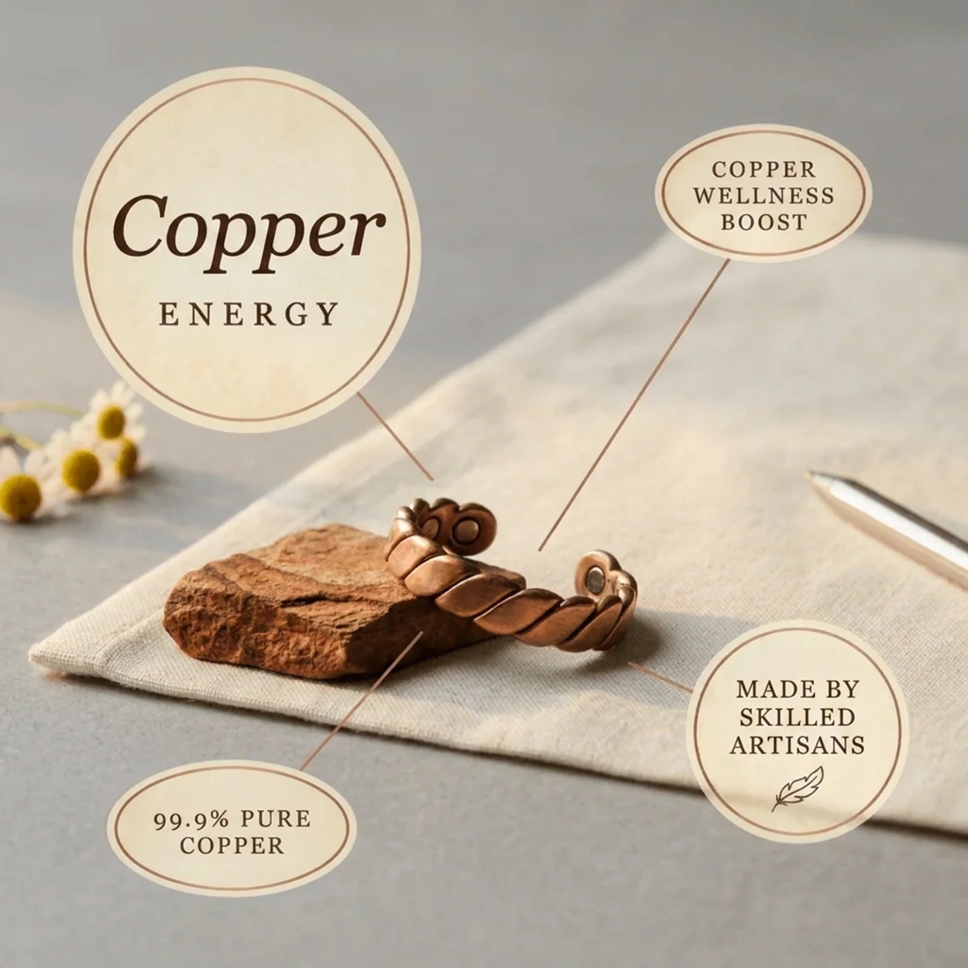 Cora's Turtuous Copper Ring