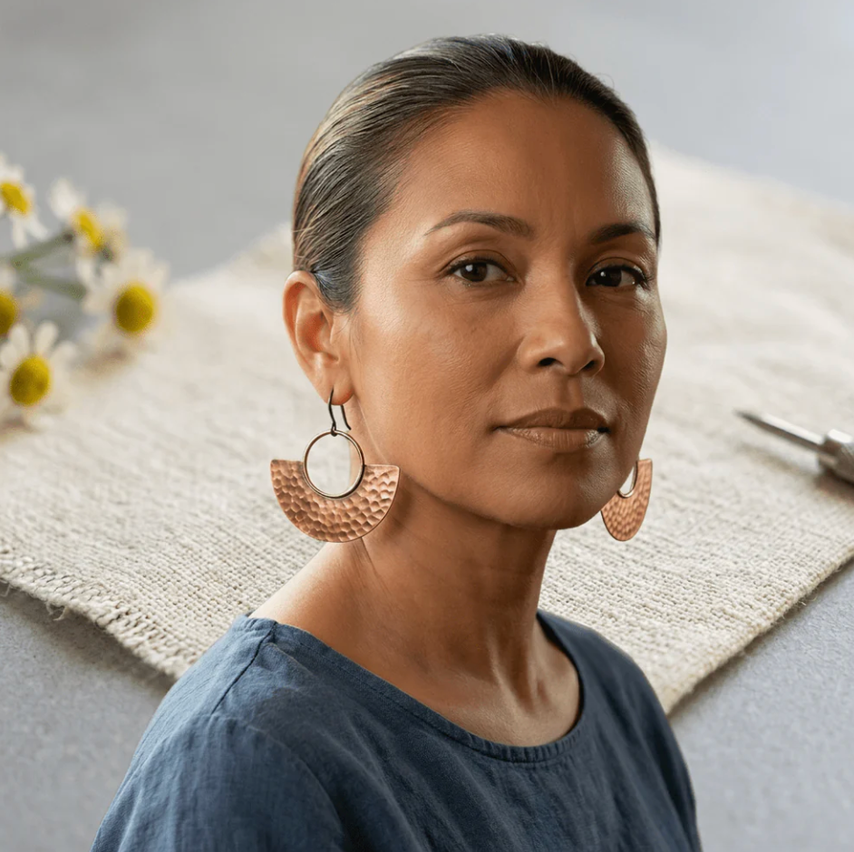Cora's Dusk Copper Earrings
