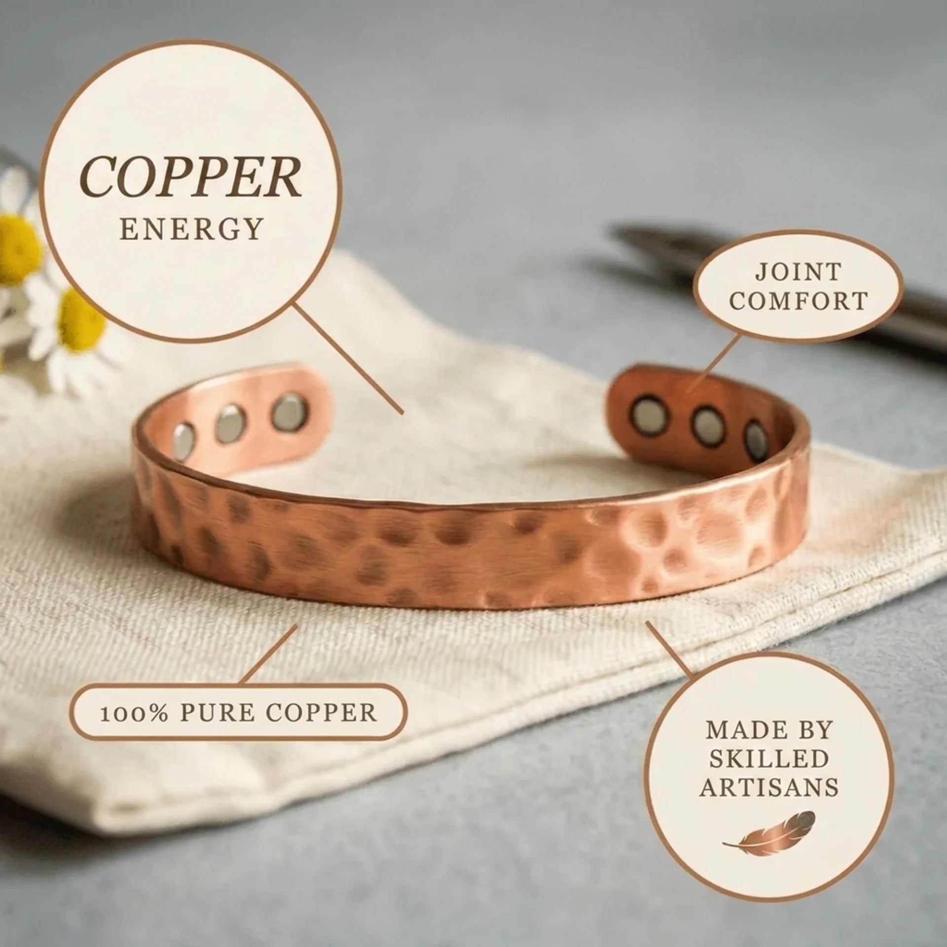 Cora's Dapple Copper Bracelet