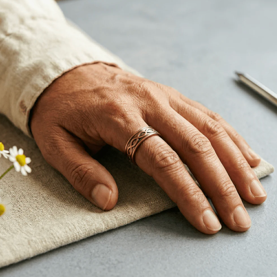 Cora's Vesica Copper Ring