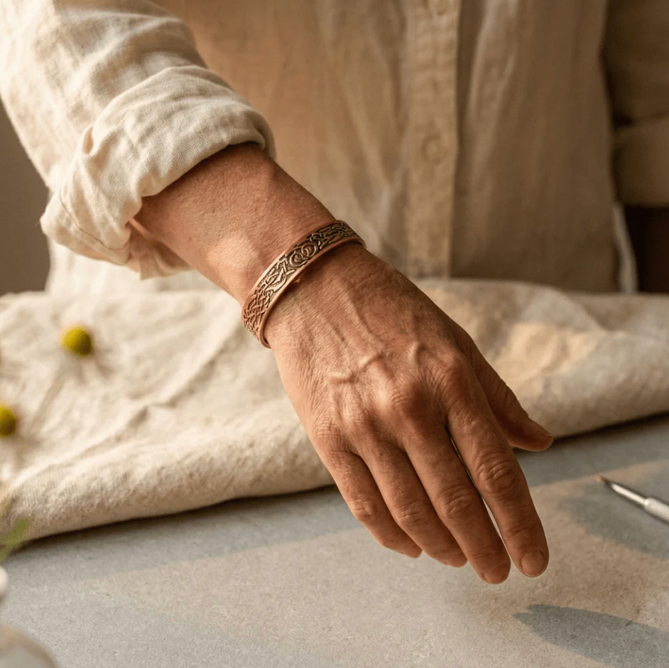 Cora's Knotwork Copper Bracelet