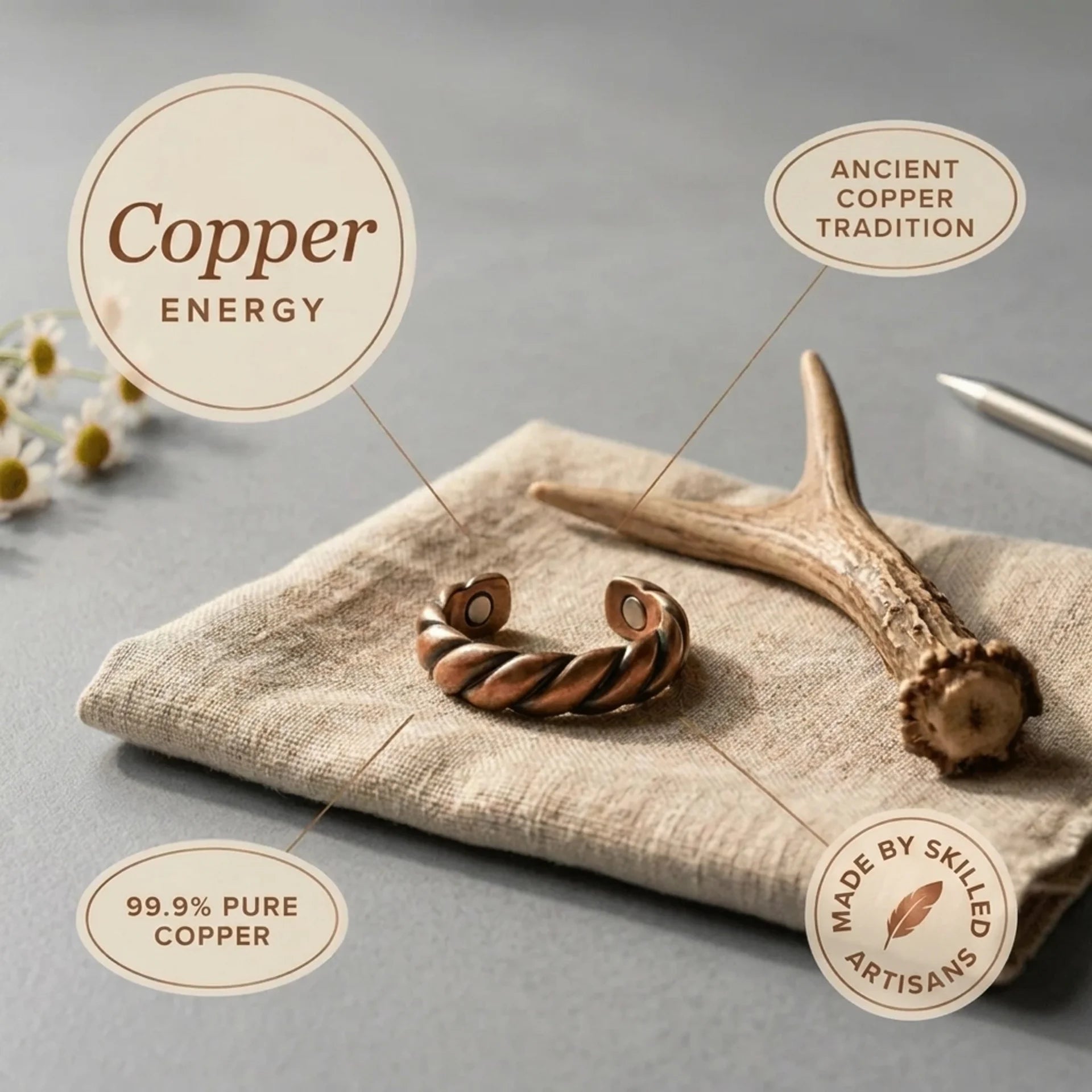 Cora's Torque Copper Ring