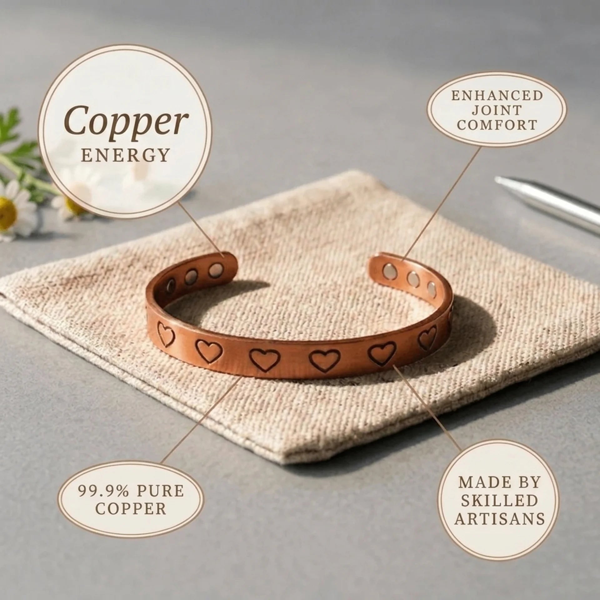 Cora's Cordis Copper Bracelet