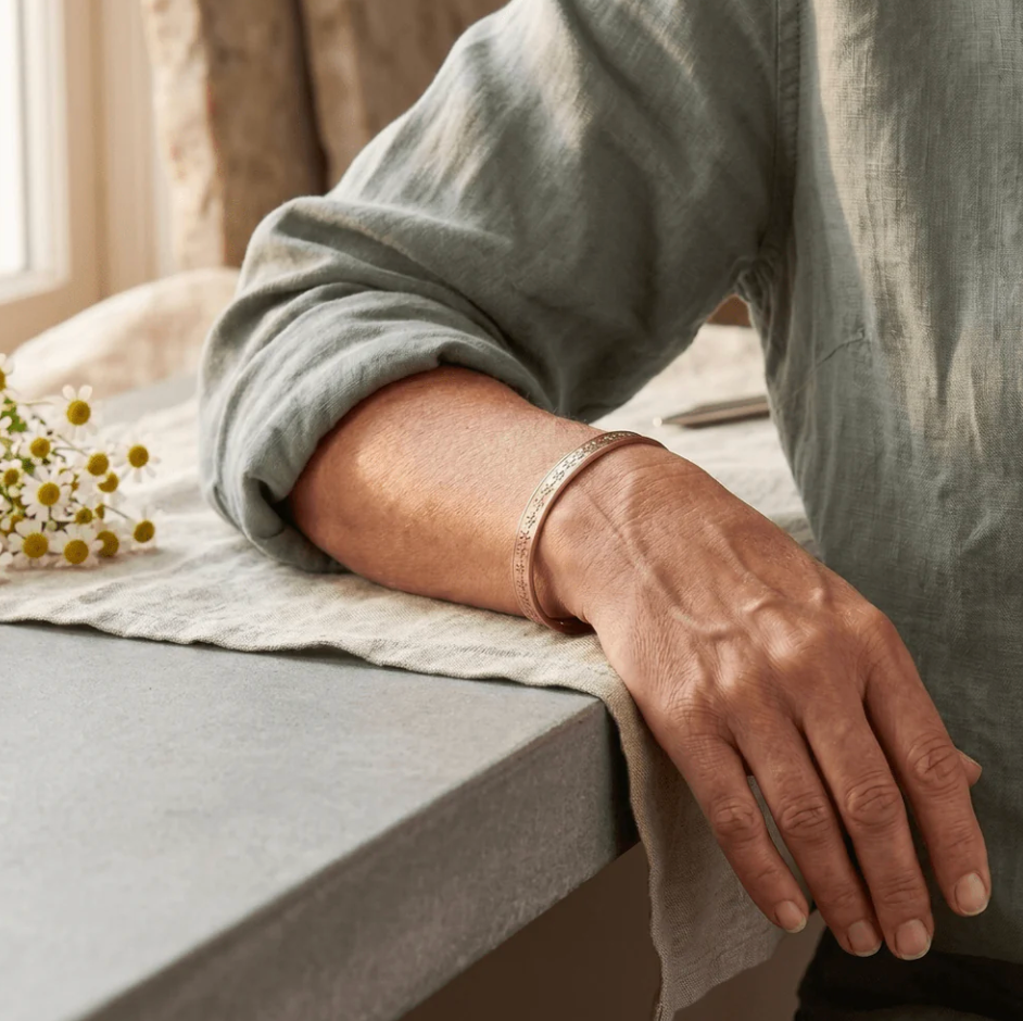 Cora's Daisy Copper Bracelet