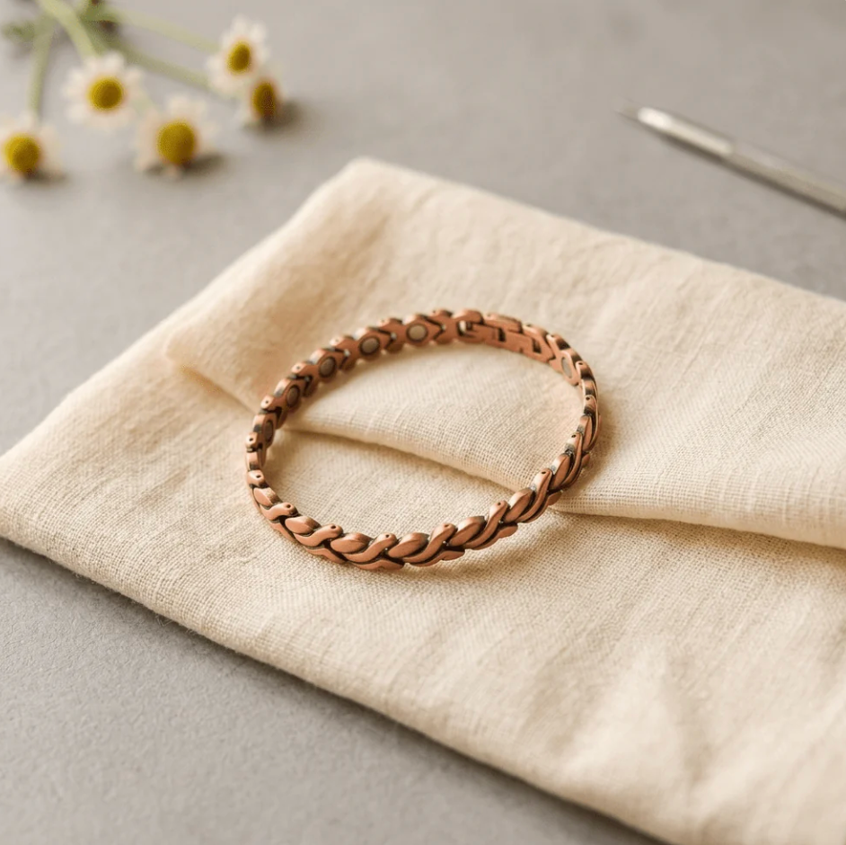 Cora's Tress Copper Anklet