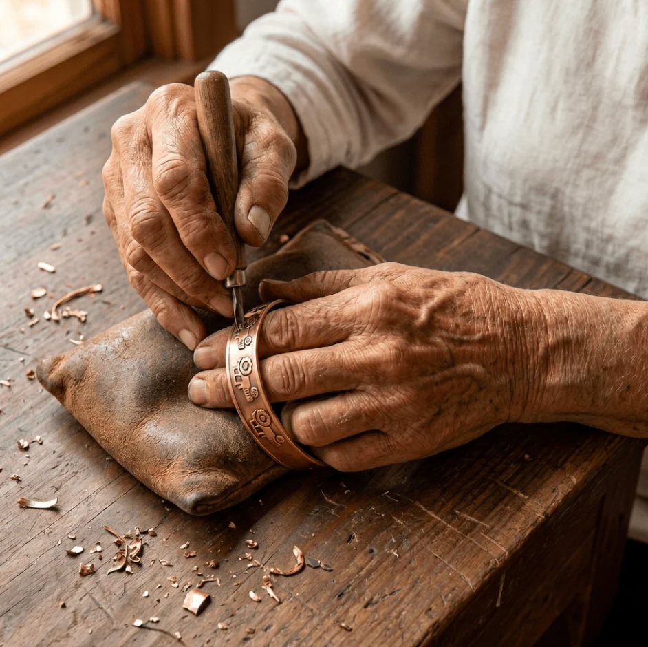 Cora's Tillage Copper Bracelet