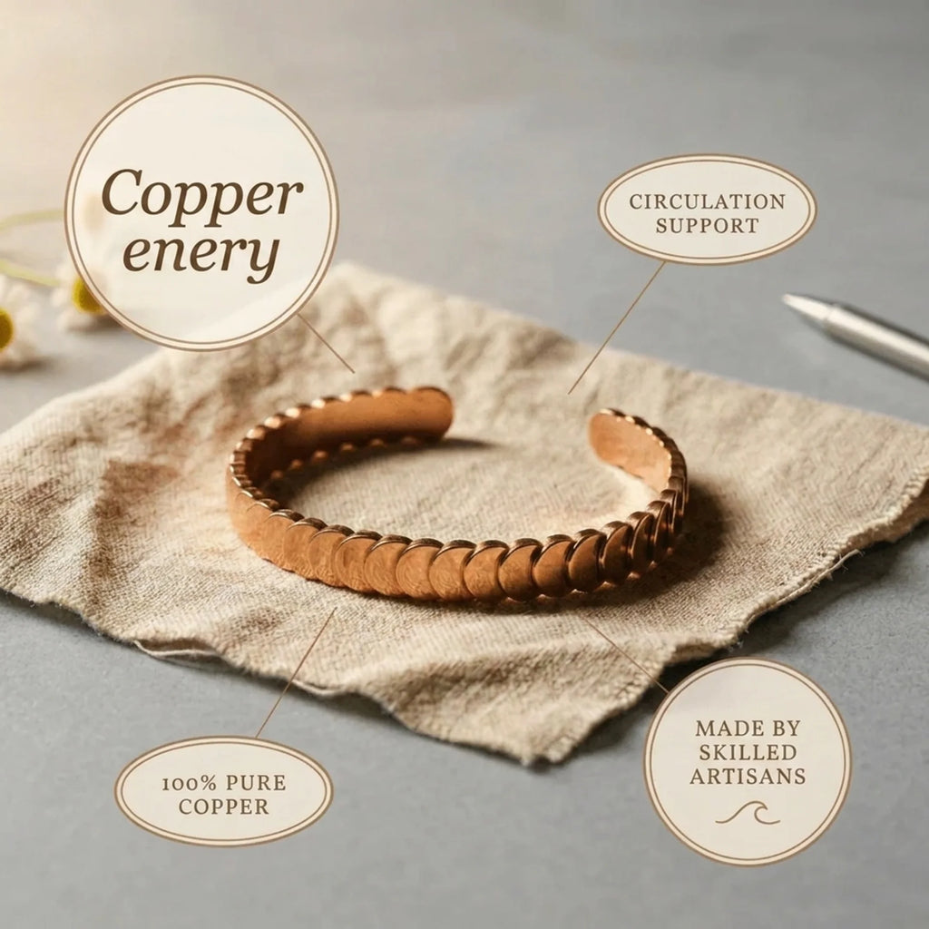 Cora's Shingle Copper Bracelet