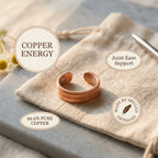 Cora's Furrow Copper Ring