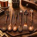 Cora's Copper Cutlery Set