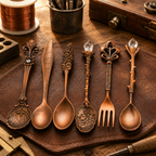 Cora's Copper Cutlery Set