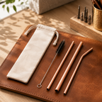 Cora's Copper Straw Set