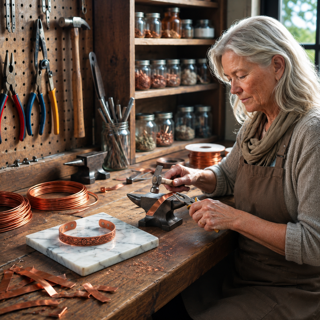 Cora's Blossom Copper Ring