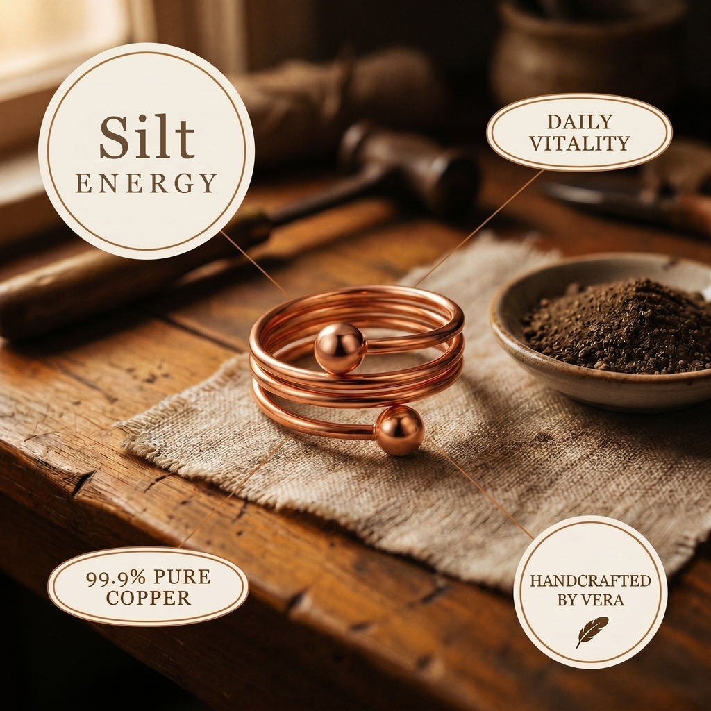 Cora's Silt Copper Ring