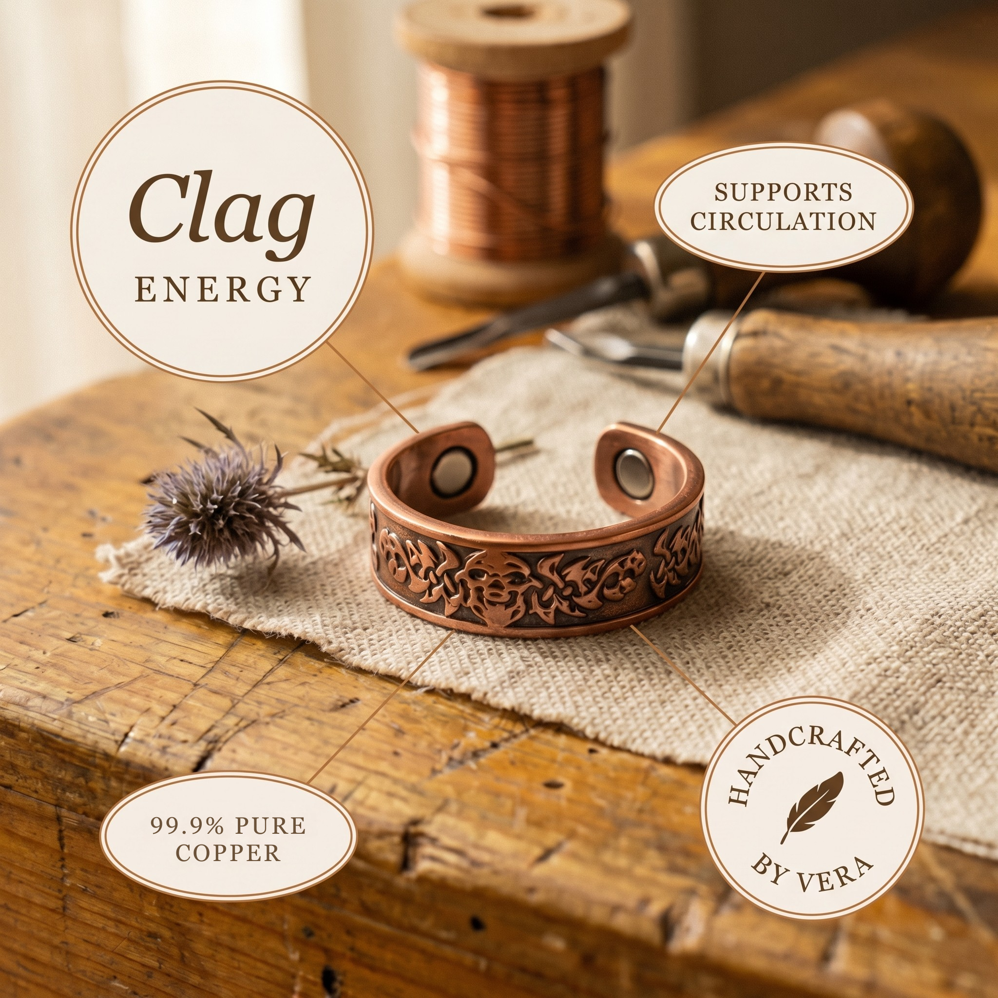 Cora's Clag Copper Ring