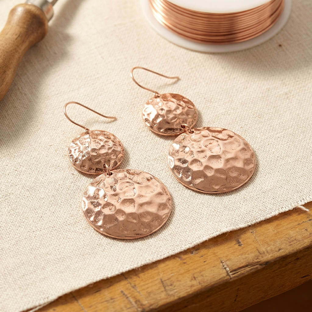 Cora's Solstice Copper Earrings