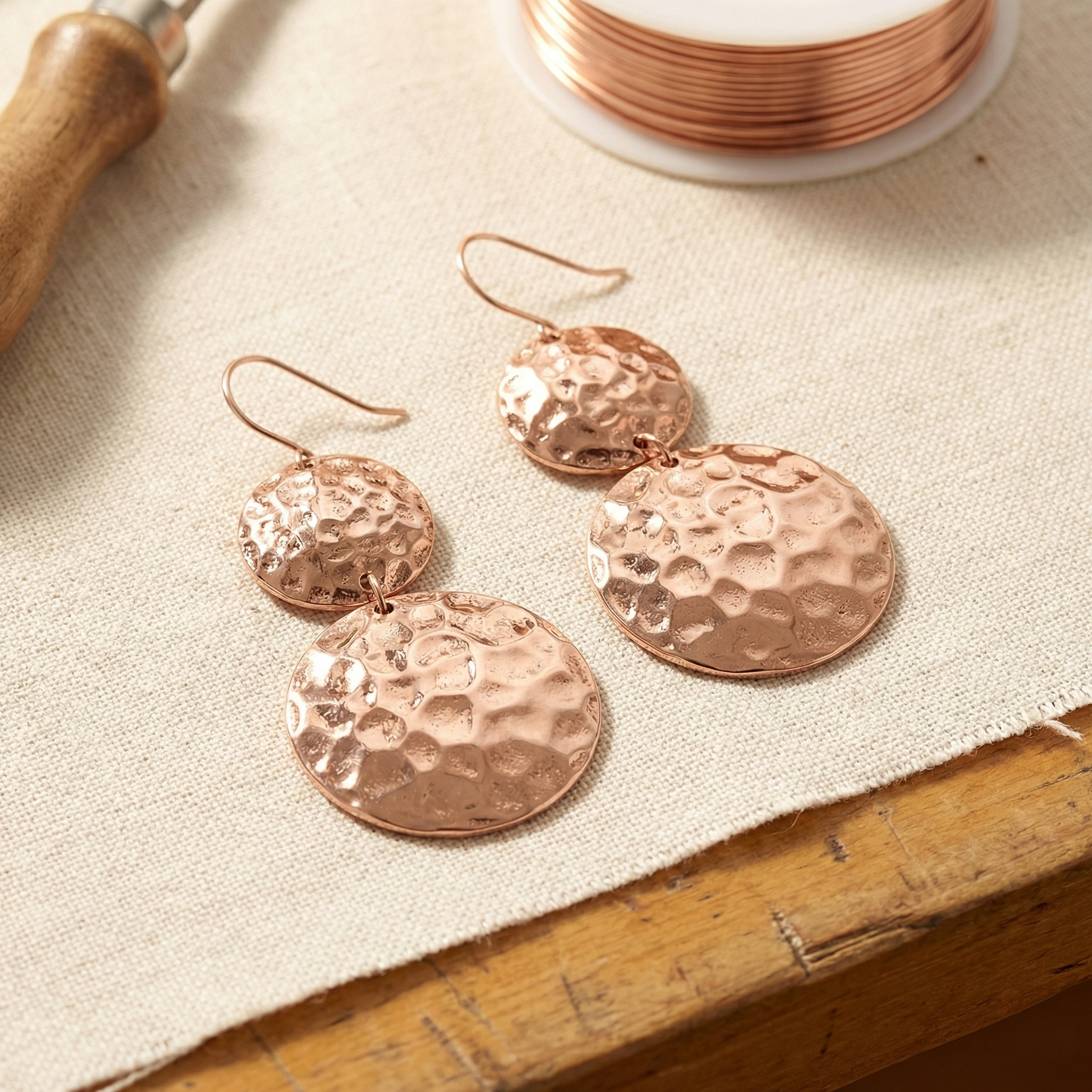 Cora's Solstice Copper Earrings