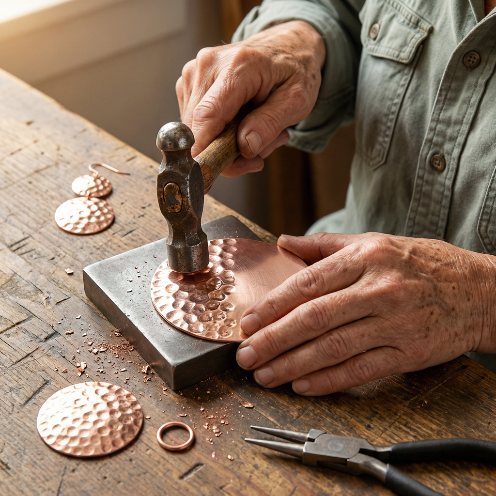 Cora's Solstice Copper Earrings