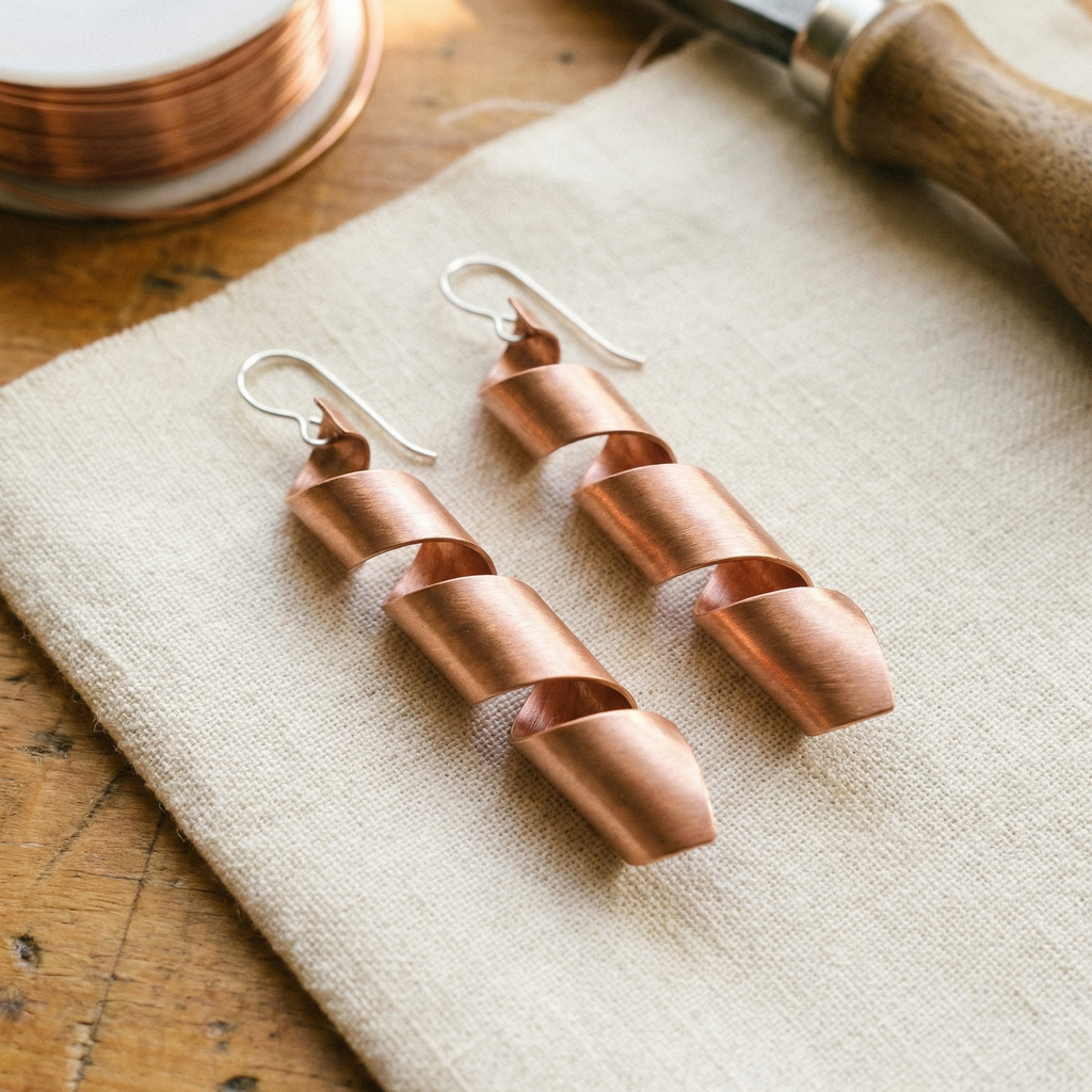Cora's Dusk Copper Earrings