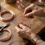 Cora's Flow Copper Hand Spiral