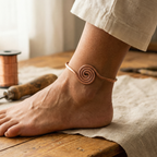 Cora's Coil Copper Anklet