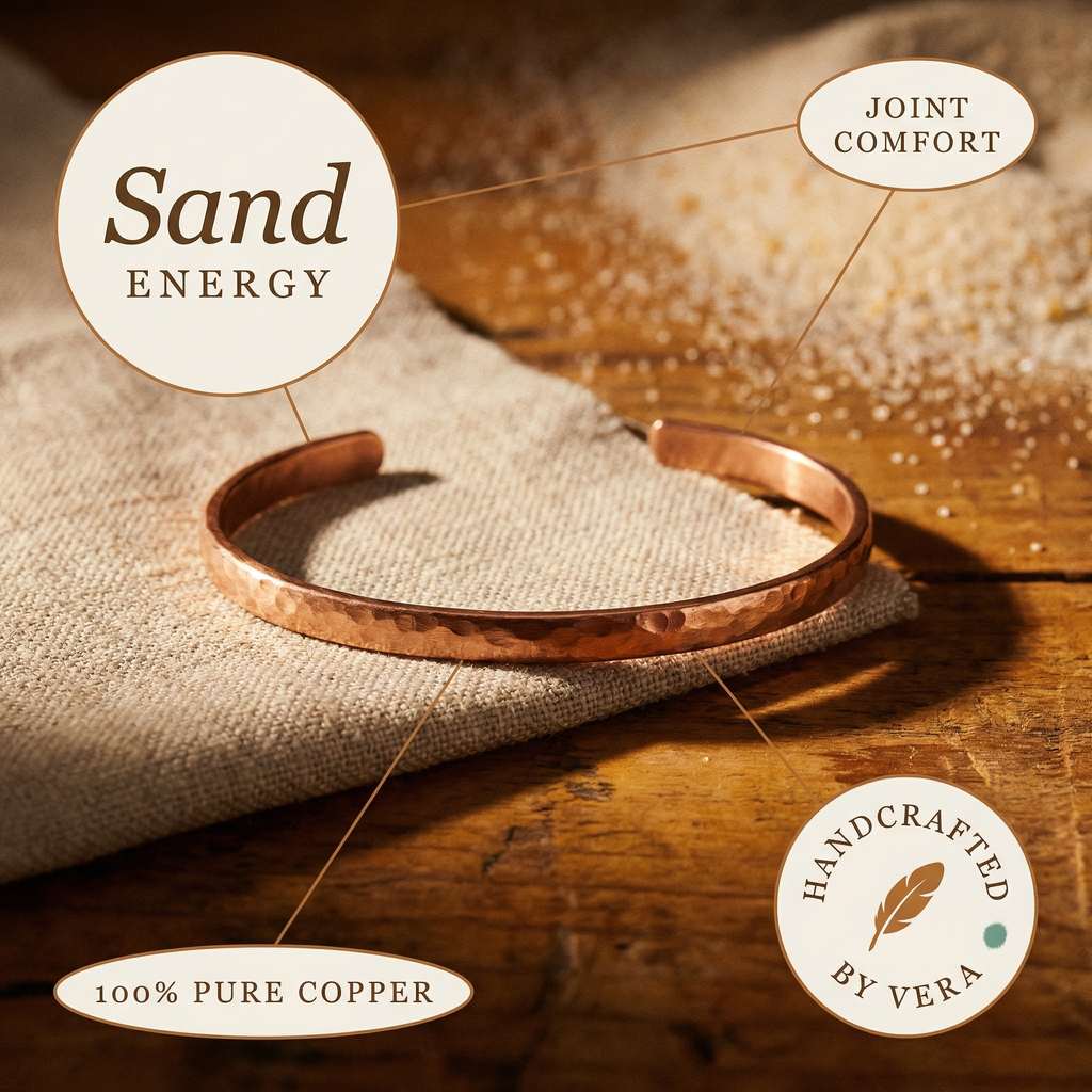 Cora's Sand Copper Anklet