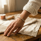 Cora's Stone Copper Bracelet