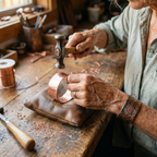 Cora's Anvil Copper Bracelet