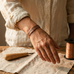 Cora's Moss Copper Bracelet