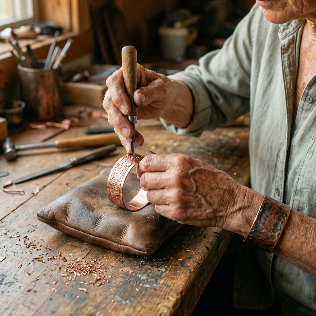 Cora's Drift Copper Bracelet
