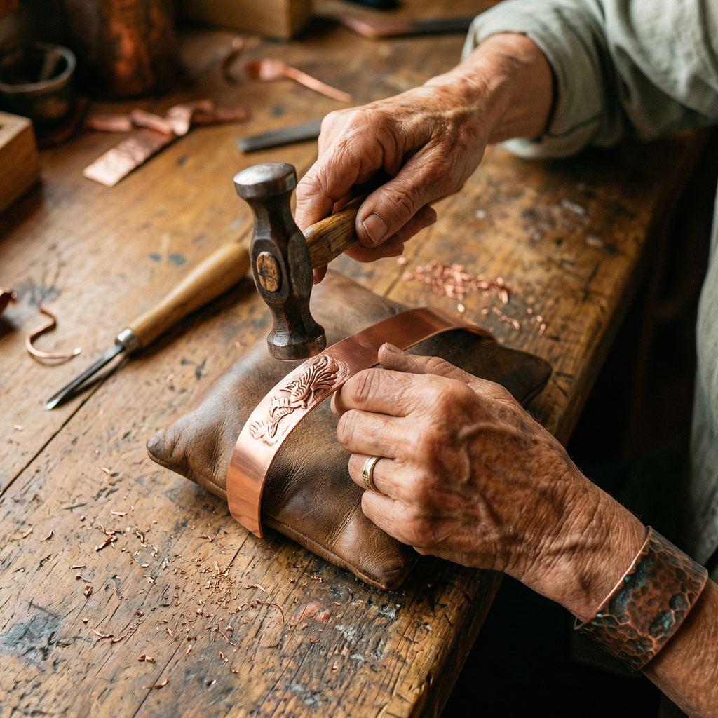 Cora's Loam Copper Bracelet