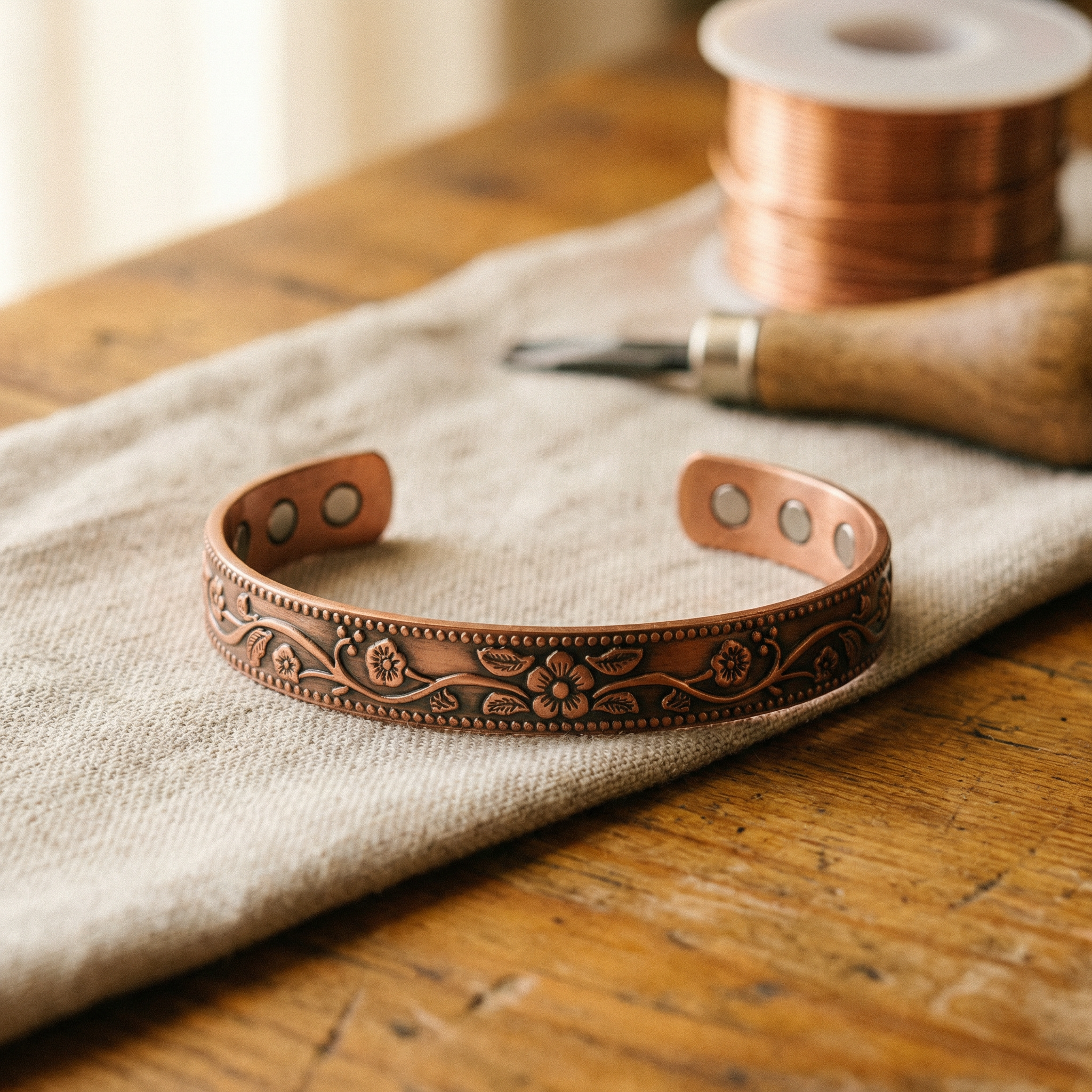 Cora's Knell Copper Bracelet