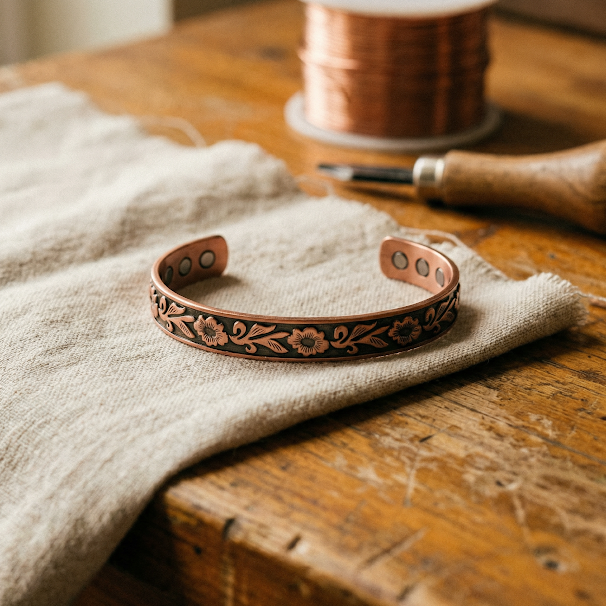 Cora's Vine Copper Bracelet