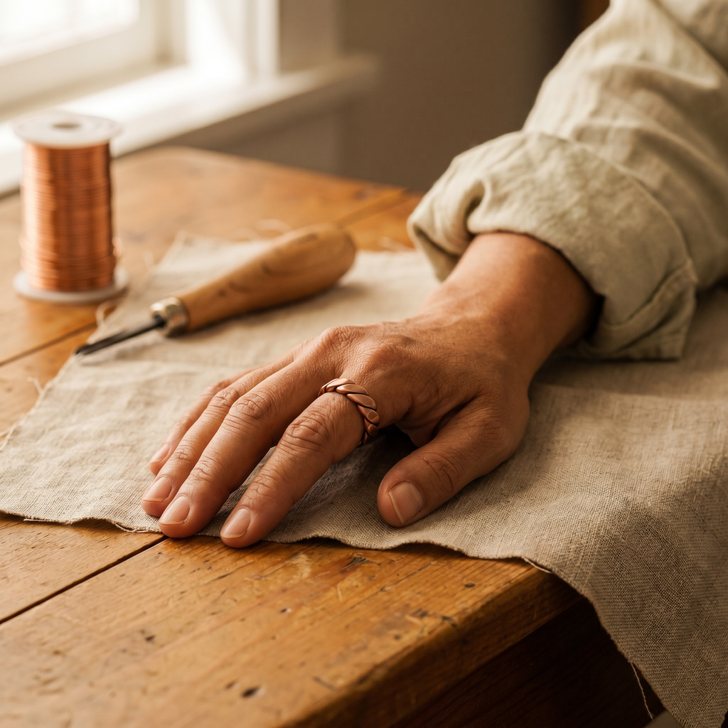Cora's Knap Copper Ring