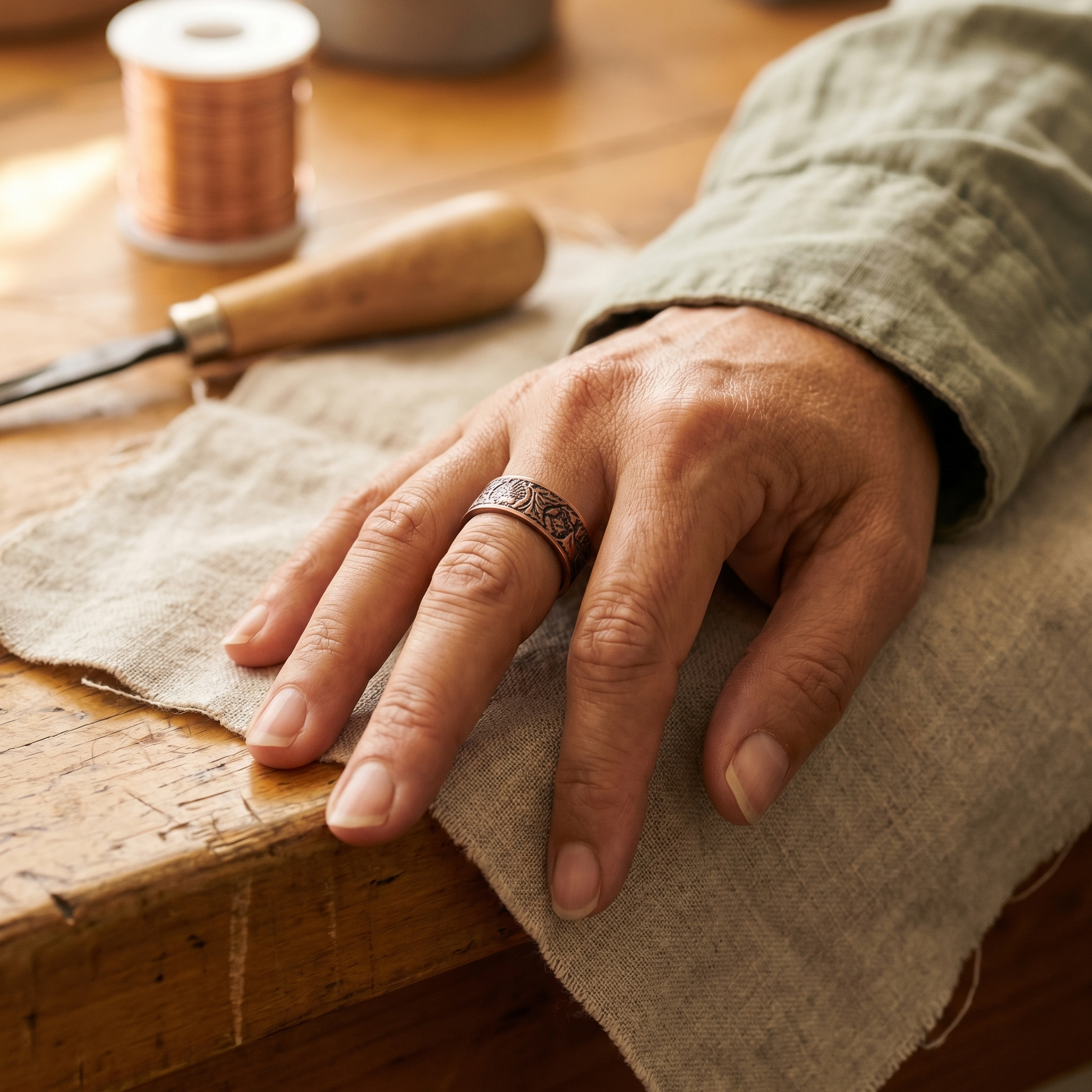 Cora's Bole Copper Ring