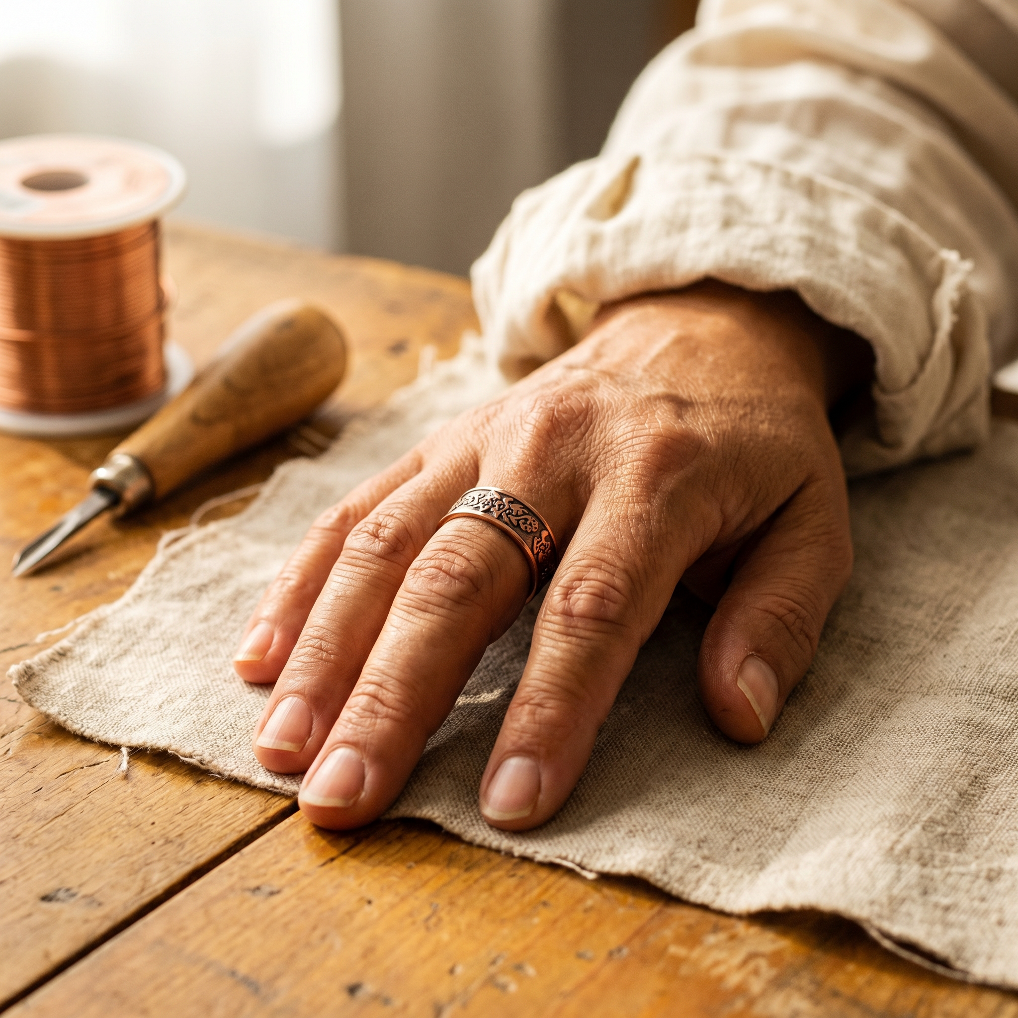 Cora's Clag Copper Ring