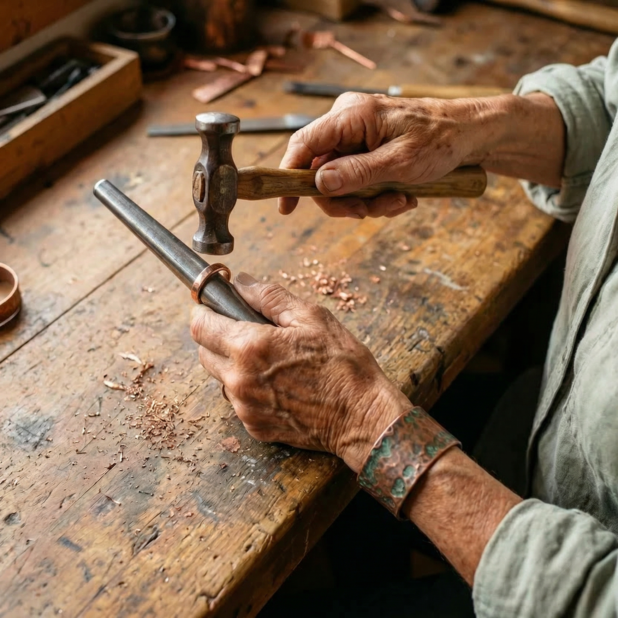 Cora's Tine Copper Ring