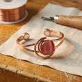 Cora's Sphere Pink Copper Bracelet
