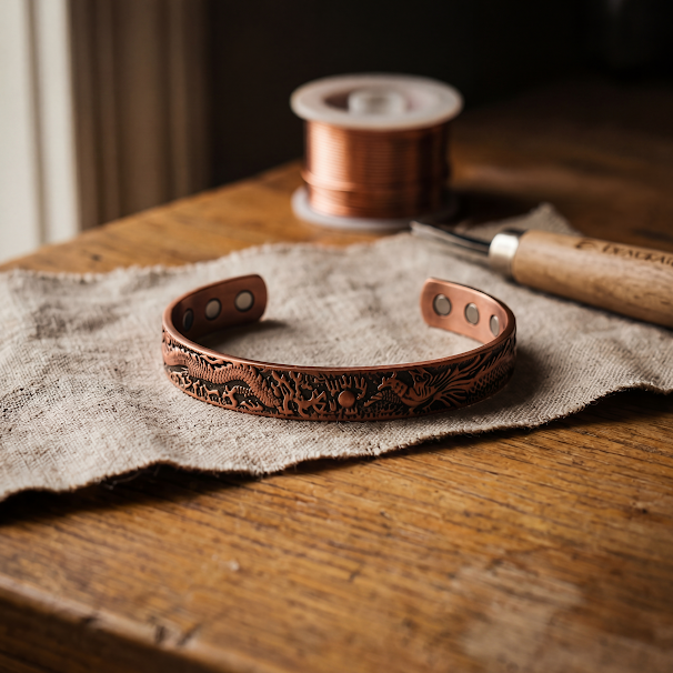 Cora's Loam Copper Bracelet