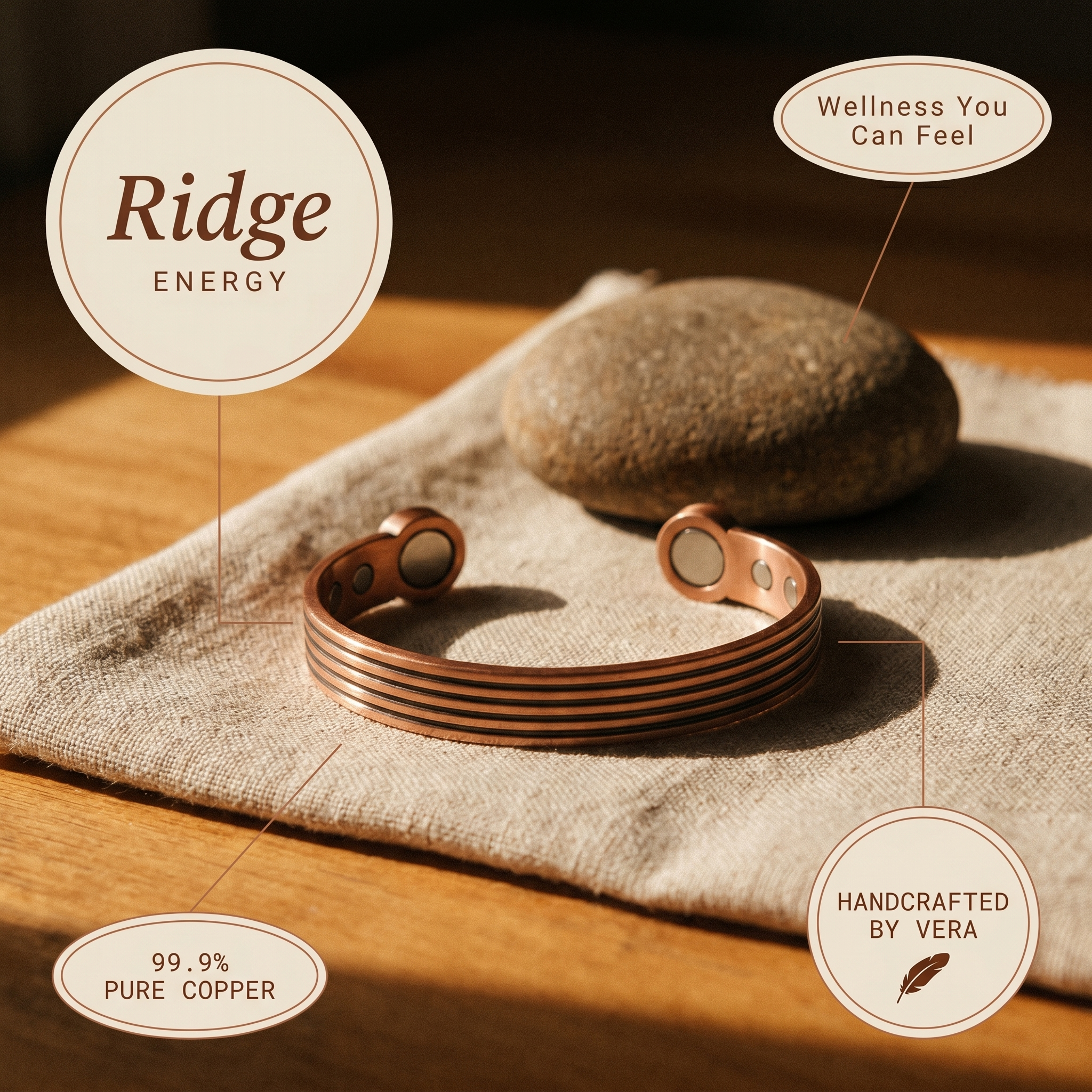 Cora's Ridge Copper Bracelet
