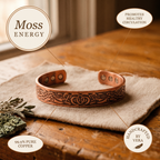 Cora's Moss Copper Bracelet