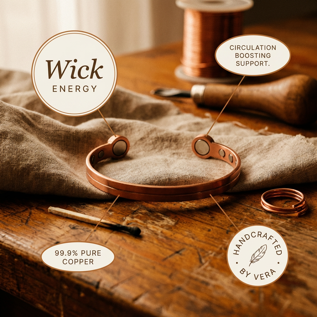 Cora's Wick Copper Bracelet