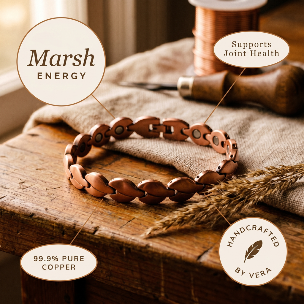 Cora's Marsh Copper Anklet