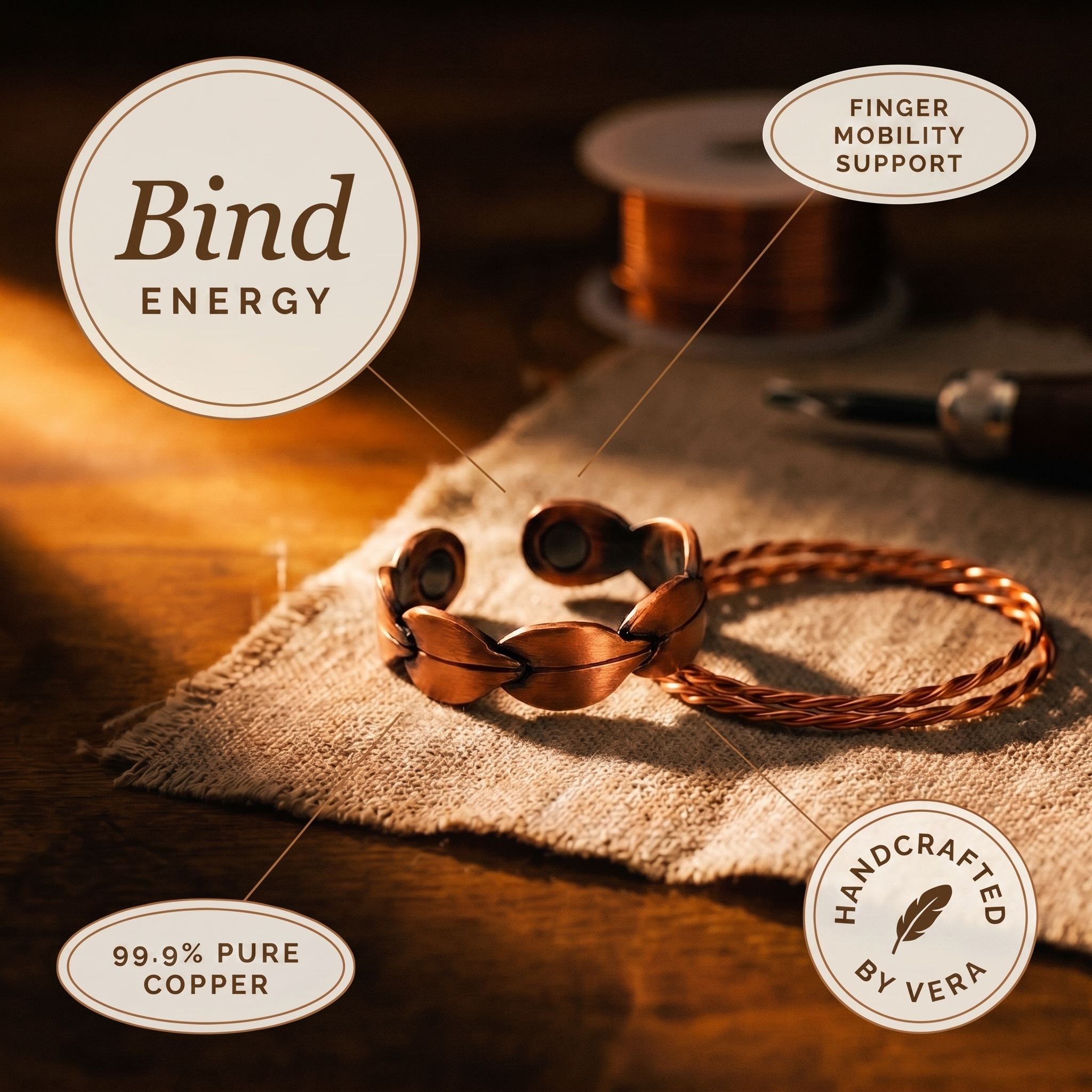 Cora's Bind Copper Ring