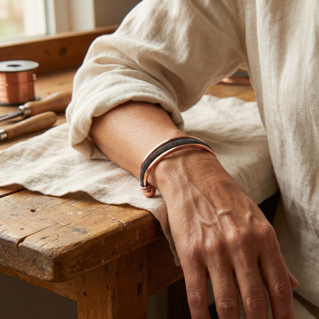 Cora's Cairn Copper Bracelet