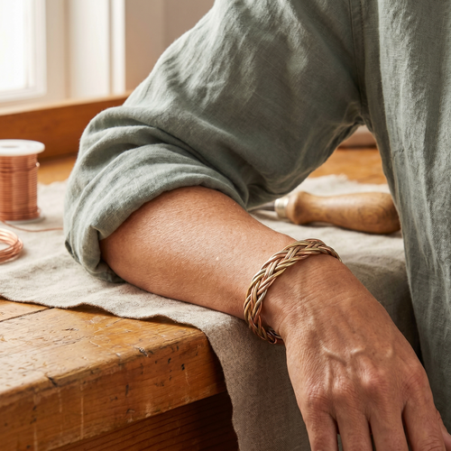 Cora's Aureate Copper Bracelet